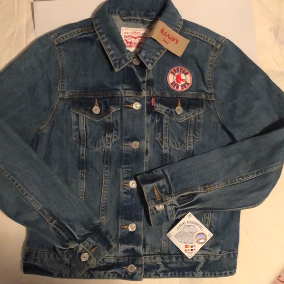 red sox jean jacket